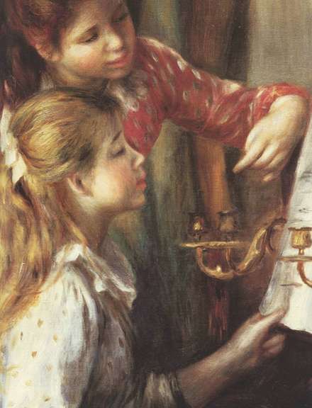 Pierre-Auguste Renoir Young Girls at the Piano