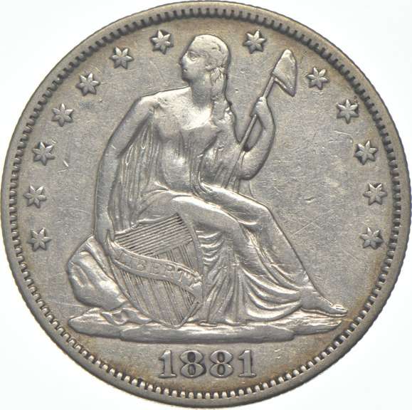 1881 Seated Liberty Half Dollar