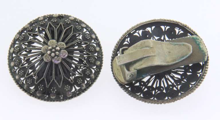 Sterling Silver Clip Earrings