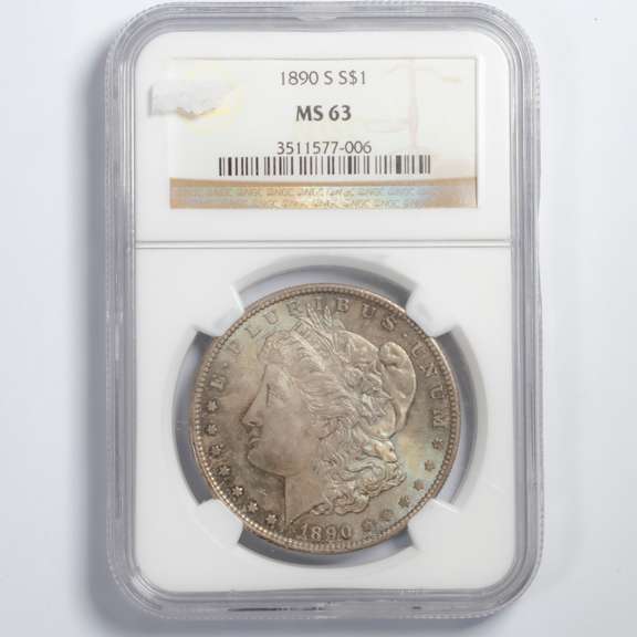 1890 S NGC MS 63 BU Morgan Dollar