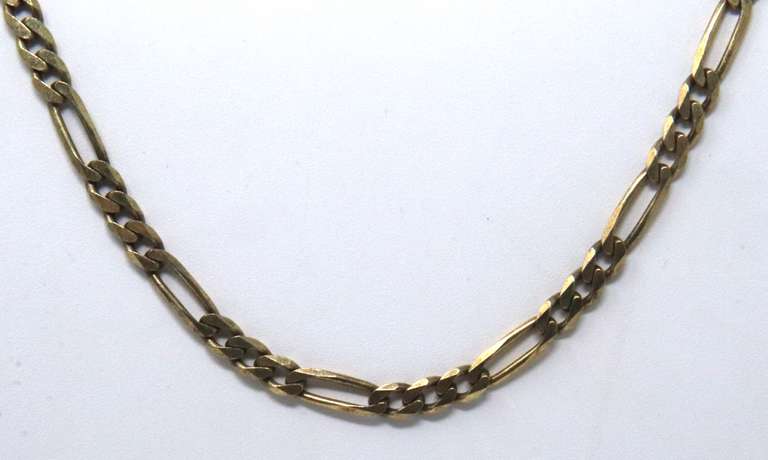 Italian Sterling Silver Figaro Necklace and Bracelet