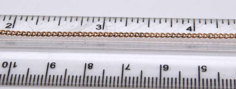 Vintage Yellow Gold Curb Link Chain