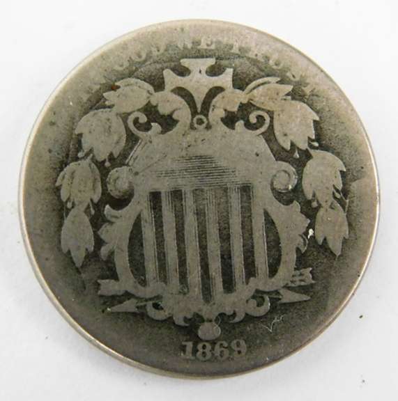 1869 U.S. Shield Nickel