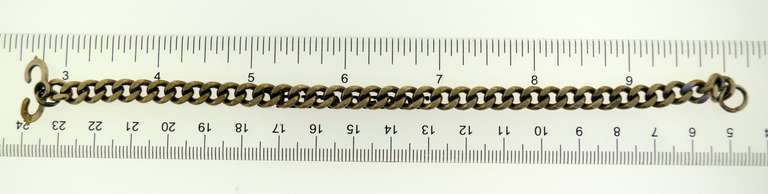 Vintage Sterling Silver Curb Link Bracelet