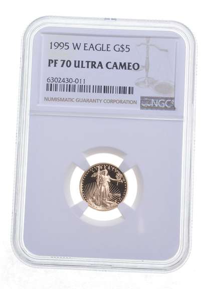 PF70 UCAM 1995-W $5 American Gold Eagle - Graded NGC