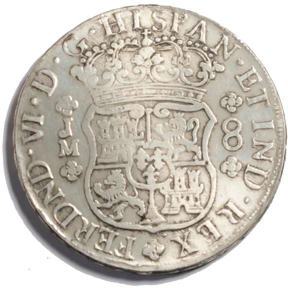 1753 Lima 8 Reale Pillar Dollar