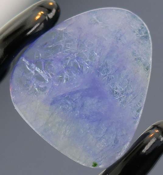 Flat Rose Cut! 6.3ct violet blue Tanzanite