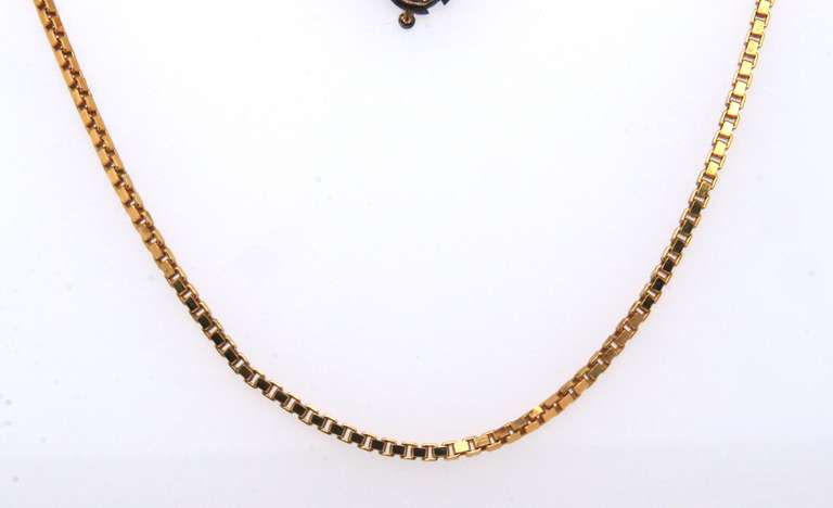 Italian Sterling Silver Box Chain Necklace