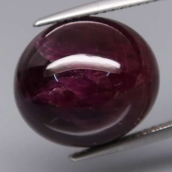 Heated only! 17.72ct top violet red Ruby cabochon