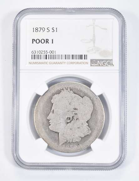 Poor 1 1879-S Morgan Silver Dollar - NGC Low Ball
