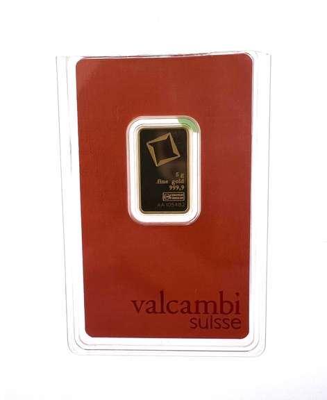 5 Gram Gold Bar