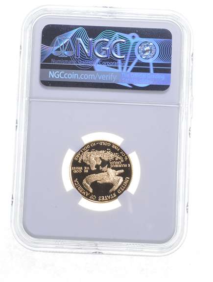 PF70 UCAM 1996-W $10 American Gold Eagle - Graded NGC
