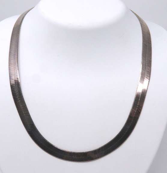 Vintage Italian Sterling Silver Necklace