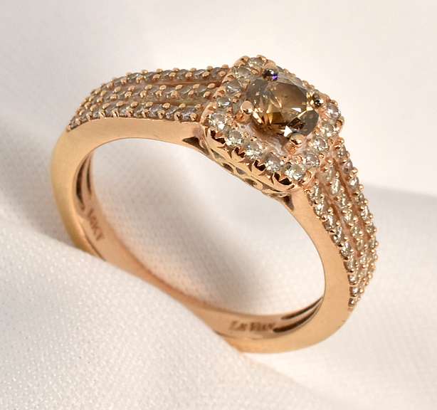 Contemporary chocolate Diamond Ring