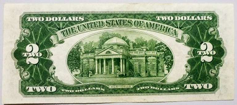 Superb Crisp 1928G $2 Red Seal Note!