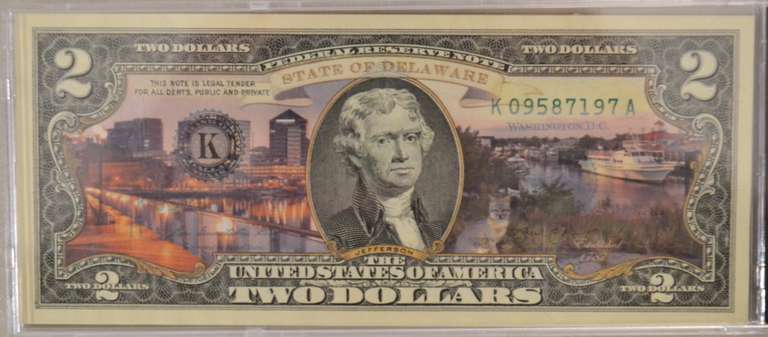 Collection Of 32 $ 2 US Notes Mainly AU and Unc