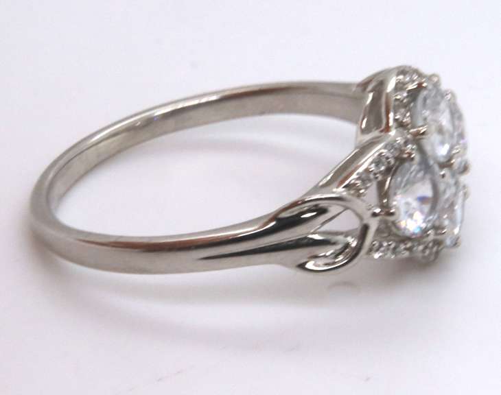Sterling Silver Cubic Zirconia Ring