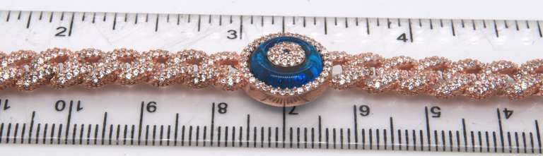 Sterling Silver Devil Eye Bracelet