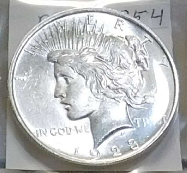 1923 Peace Dollar Uncirculated