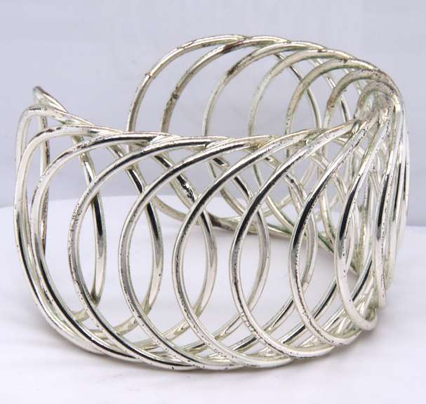 Vintage Sterling Silver Bangle Bracelet