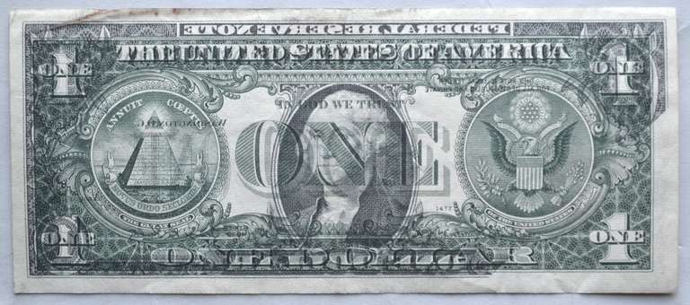 $1 1969 D Misprinted Fed Reserve Note