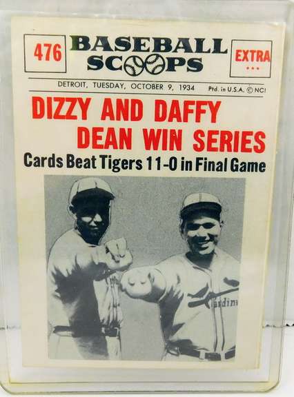 1961 Dizzy & Daffy Baseball Card