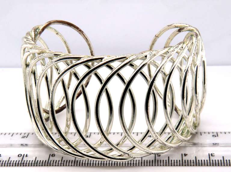 Vintage Sterling Silver Bangle Bracelet