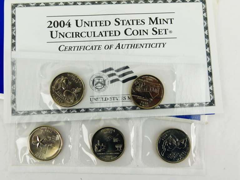 4 U.S. Mint Uncirculated Coin Sets