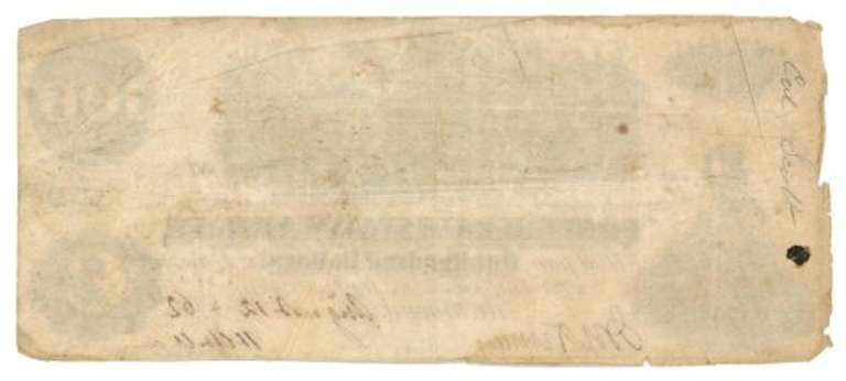 1862 Confederate States of America $100 Note (T-39)