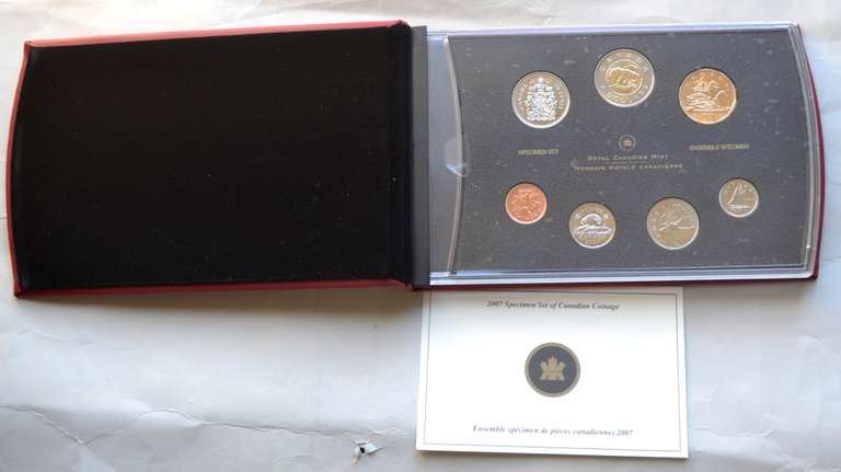 2007 Canada Specimen Set