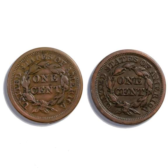 1846 & 1851 Large Cents