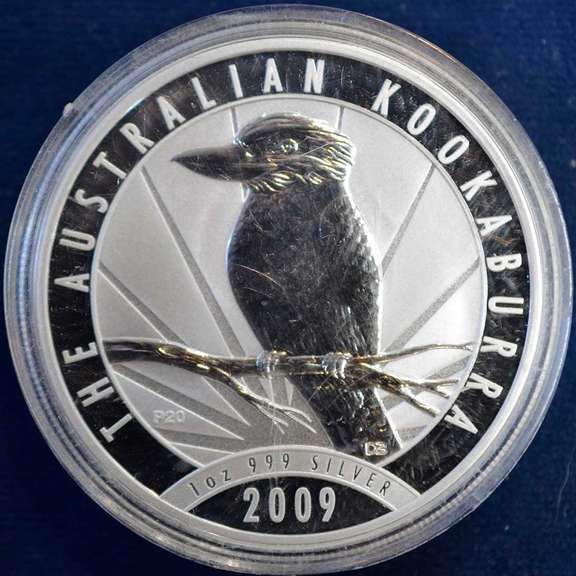 2009 Australia Kookaburra 1 Ounce .999 Silver.
