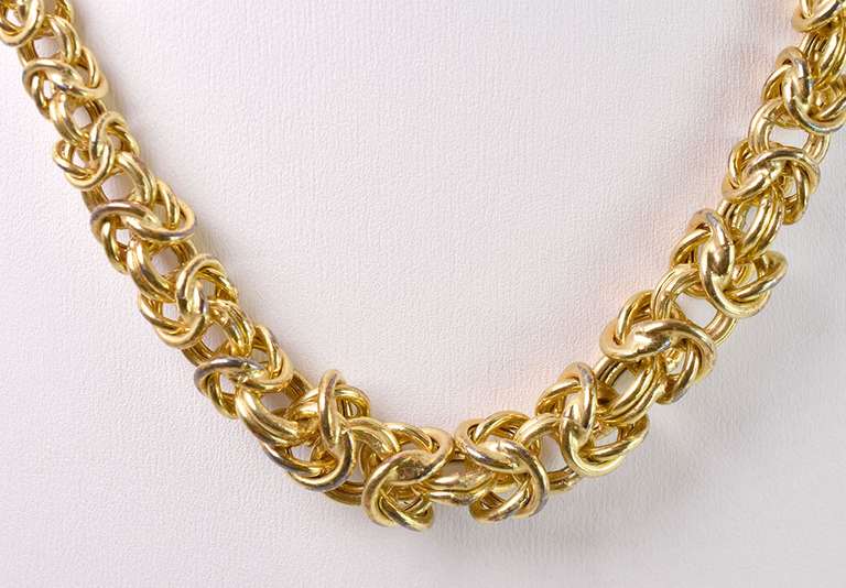 Lot of Two Gold Plated Sterling Silver Necklaces