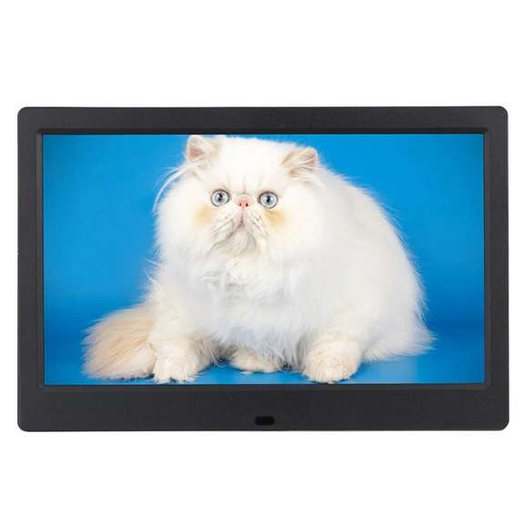 10 In HD IPS LCD Digital Photo Frame Audio Video Player