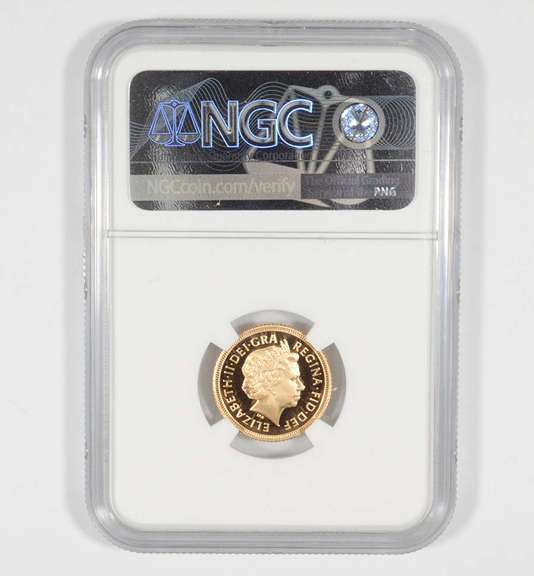PF70 UCAM 1998 Great Britain 1/2 Sovereign - Graded NGC