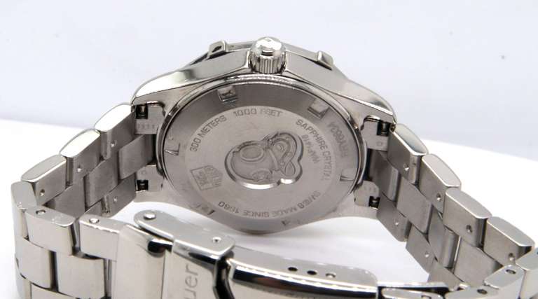 Tag Heuer Aquaracer Mop Diamond Dial Watch