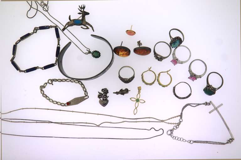 Group lot of Vintage Sterling Silver Jewelry