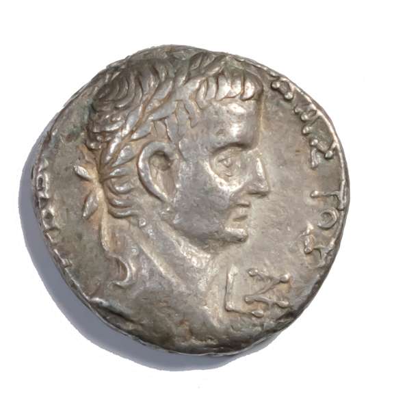 Roman Egypt Tiberius 14-37 Silver Tetradrachm
