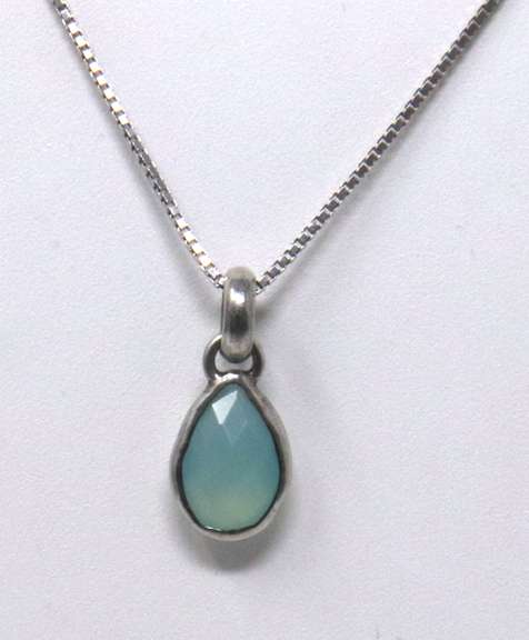 Vintage Italian Sterling Silver Pendant on Chain