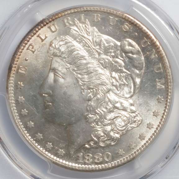 1880/79 S PCGS MS 62 Holdered