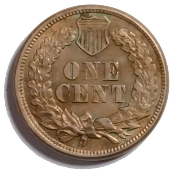 1864 CN 4 Diamonds Indian Head Cent