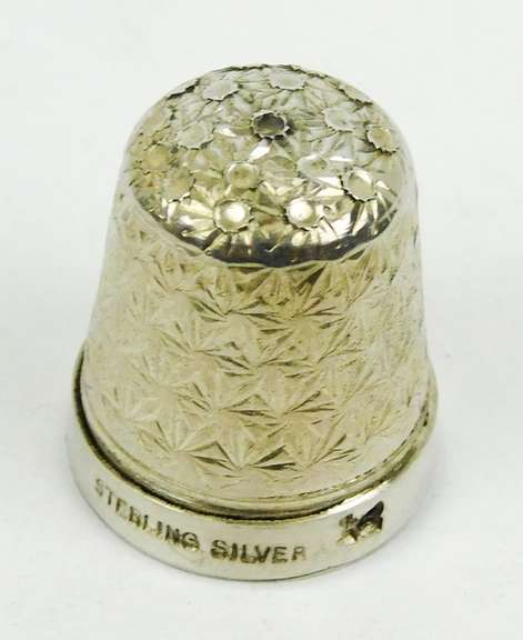 Antique Sterling Silver Thimble