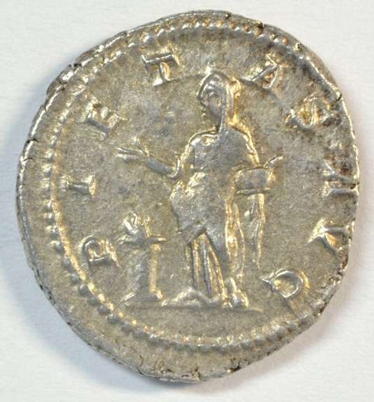 Mint State Julia Maesa Roman Silver Denarius. Died 225 AD