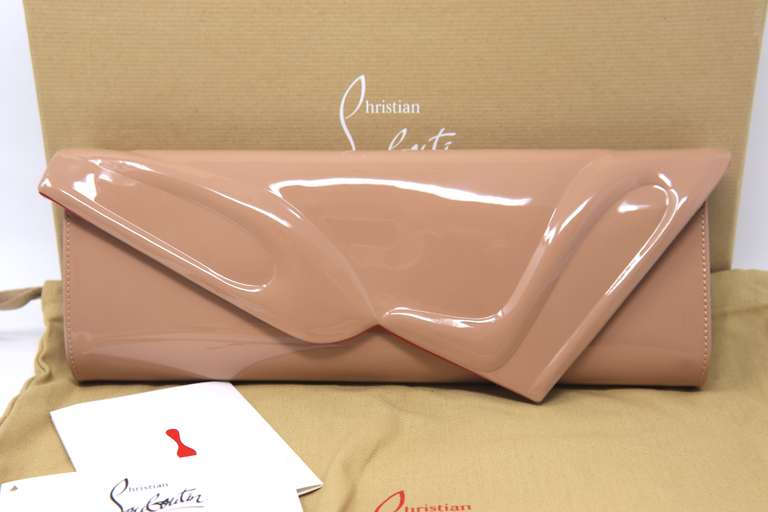 Christian Louboutin So Kate Nude Clutch