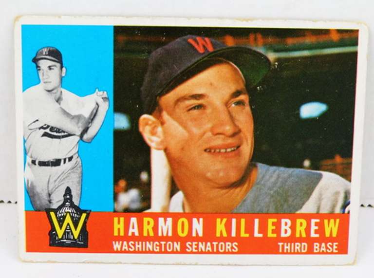 1960 Harmon Killebrew Topps Baseball Card