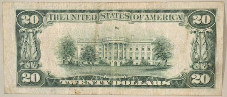 Tough 1934 C $ 20 Star Fed Reserve Note