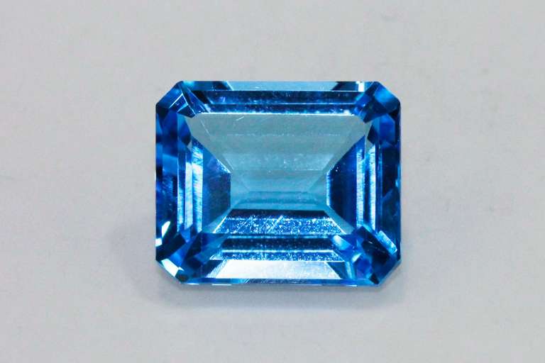 Bright Swiss Blue Topaz - 12.22 cts.