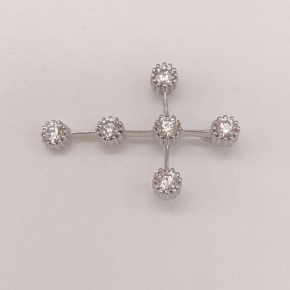 14kt White Gold & Diamond Pendant