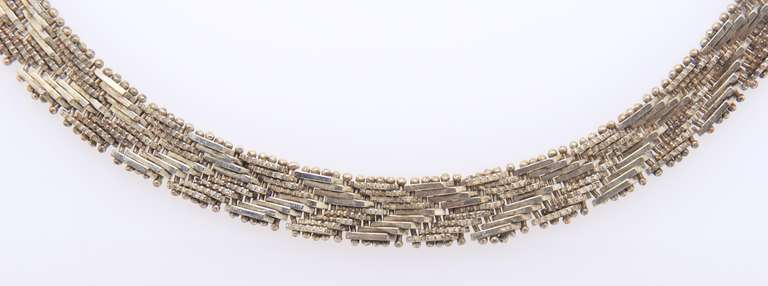 Vintage Sterling Silver Mexico Signed Necklace