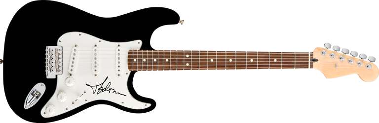 Madonna Autographed Facsimile Signed Guitar